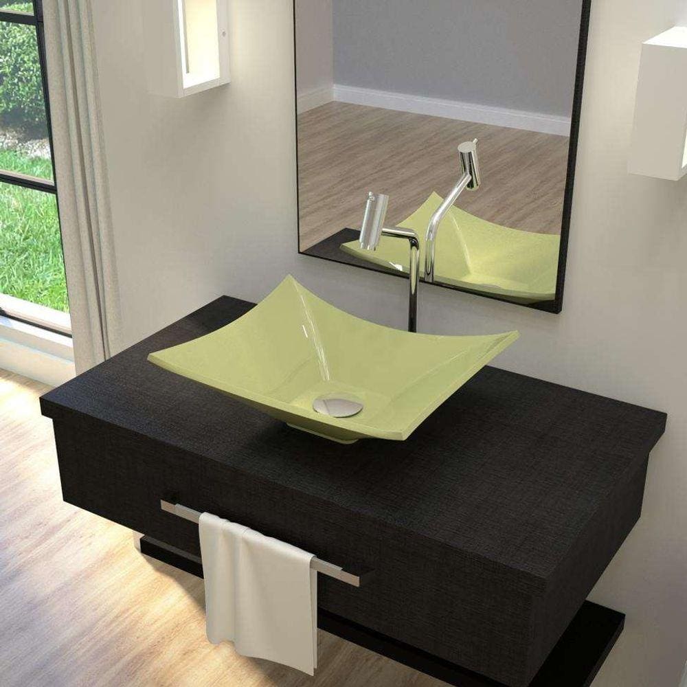 Kit Cuba L38 com Válvula Click 1``G Verde Acqua