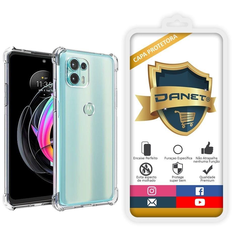 Capa Capinha Air Anti Impacto Para Motorola Edge 20 Lite