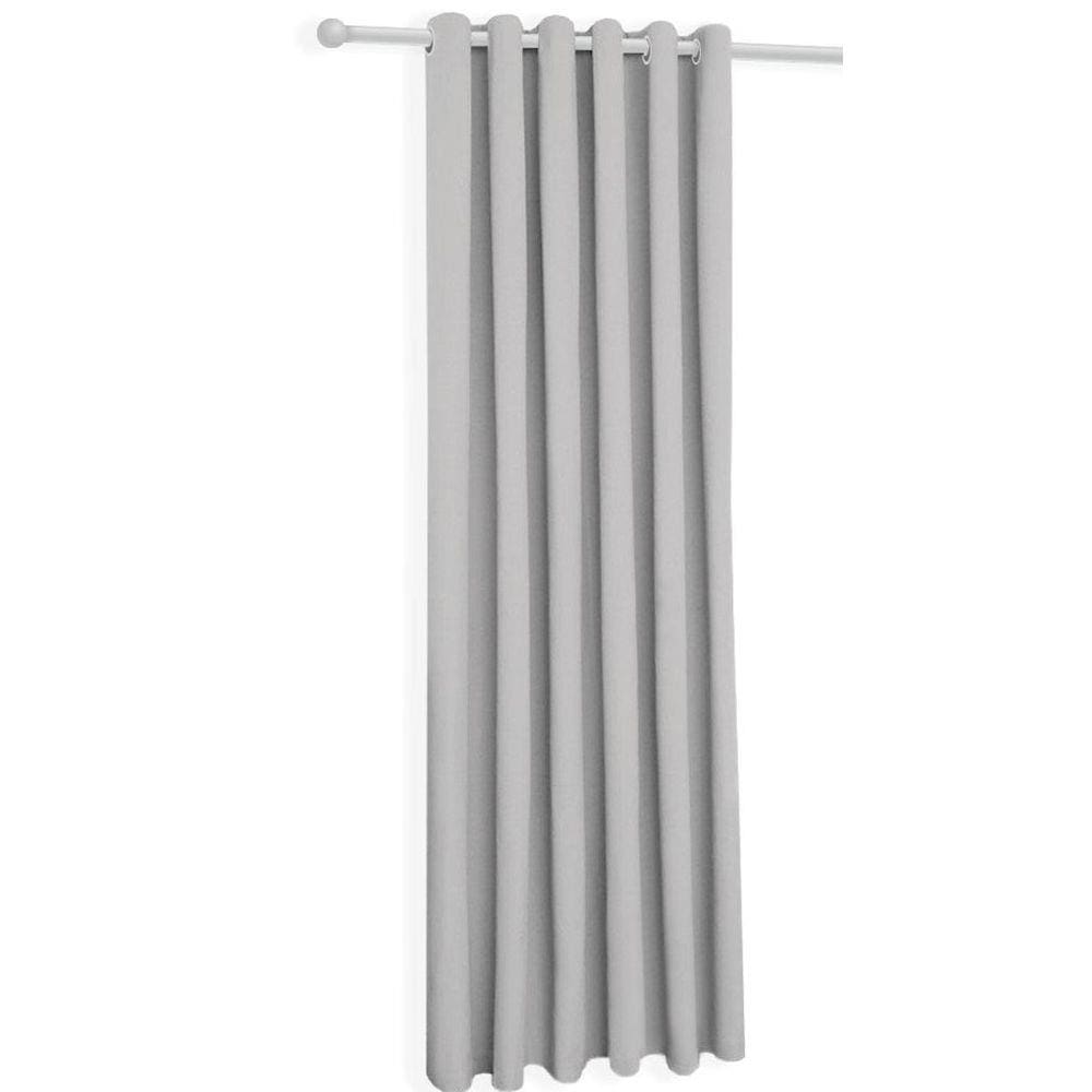 Cortina Cinza-Claro Oxford De Sala/Quarto 150X180