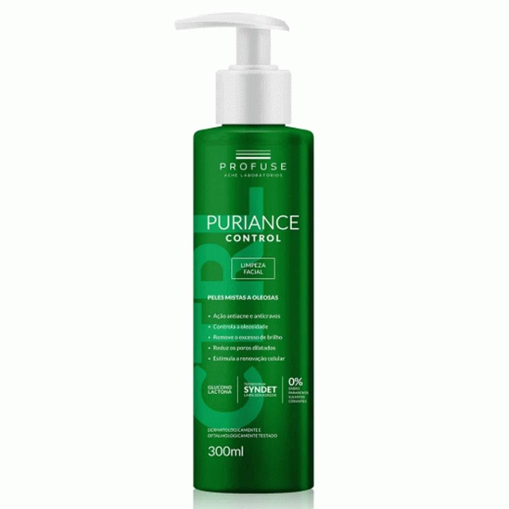 Sabonete Liquido Profuse Puriance Control Limpeza Facial 300ml