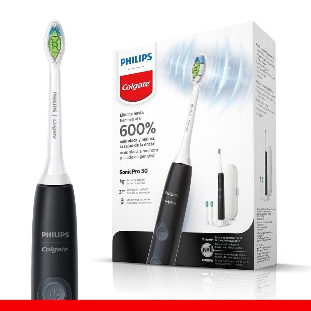 Escova Dental Elétrica Philips Sonic Pro 50 Recarregável