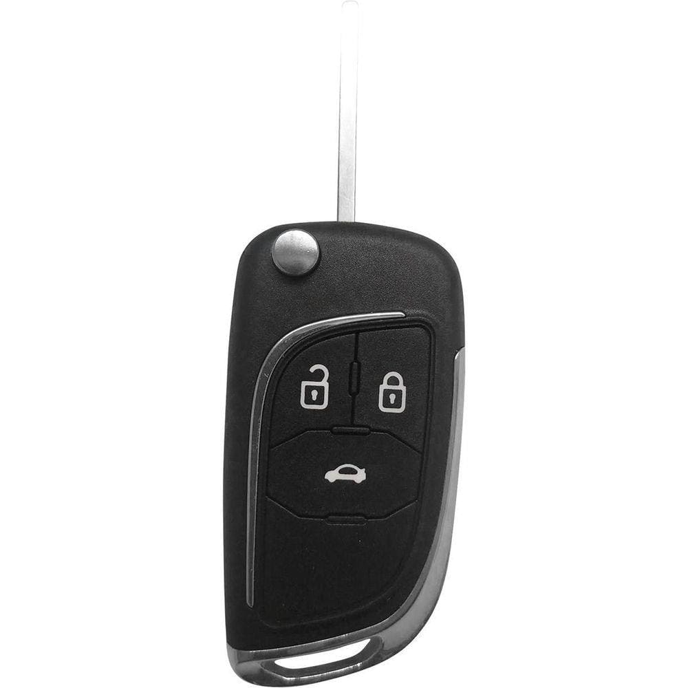 Carcaça Chave Canivete Oca Adp 3 Botões Chevrolet