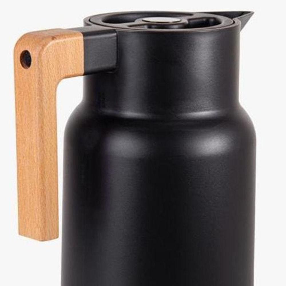 Garrafa Térmica Plástico Organic 1 Litro Preto
