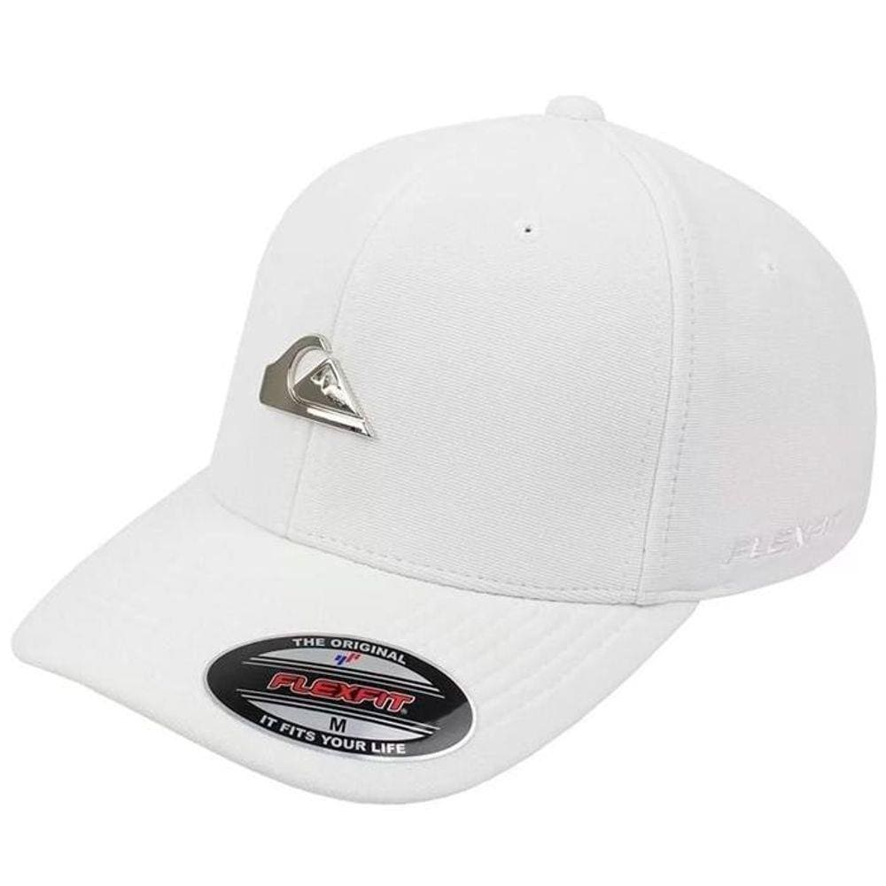 Boné Quiksilver Plate Silver Branco M