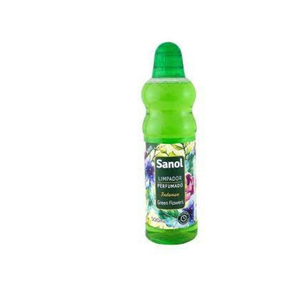 Limpador Perfumado Sanol Green Flowers 500Ml