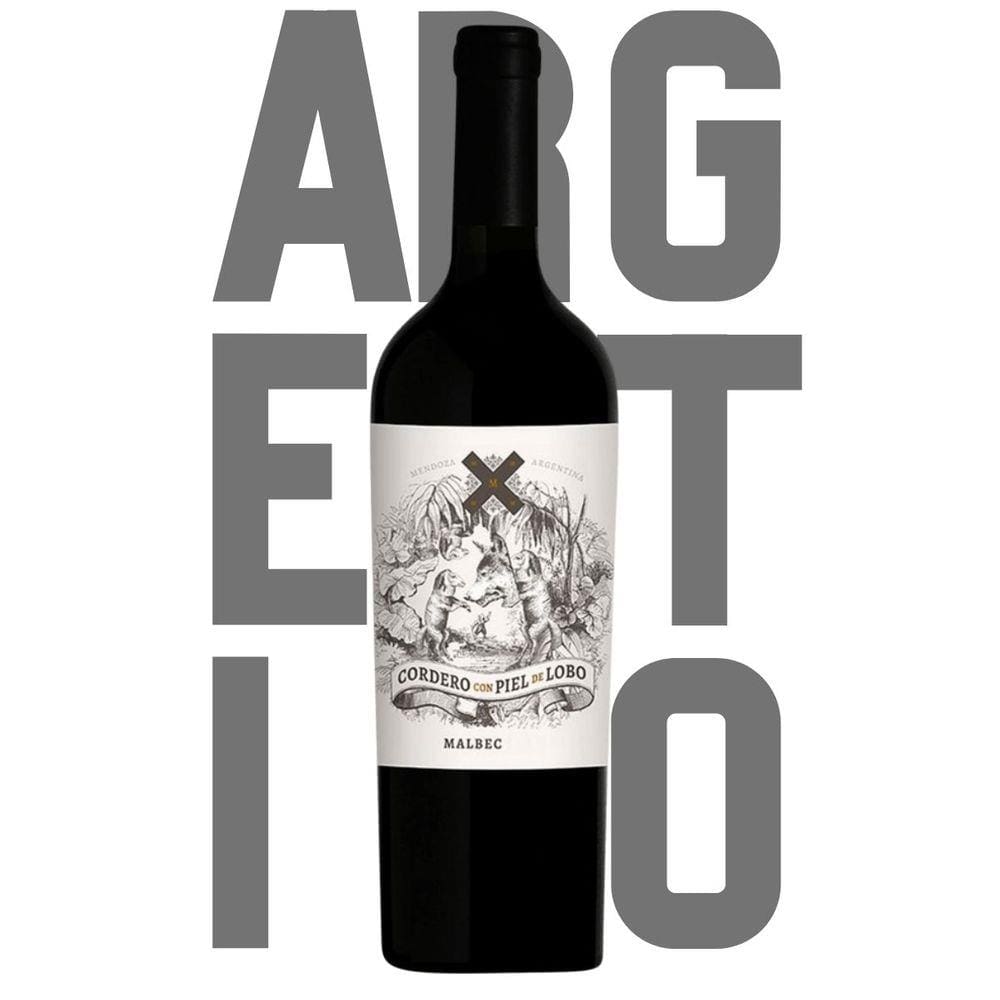 Vinho Tinto Argentino Cordero con Piel de Lobo Malbec 2020
