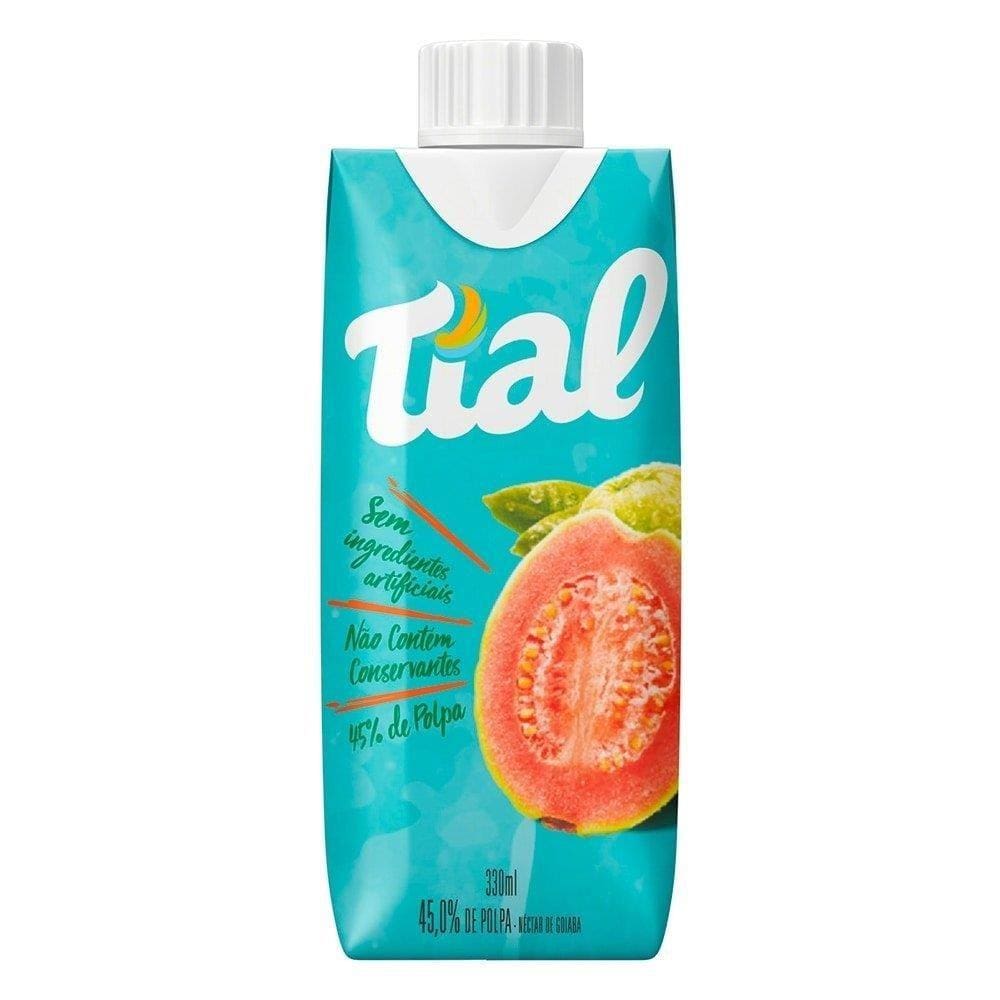 Suco Tial Néctar de Goiaba 330ml Embalagem com 12 Unidades