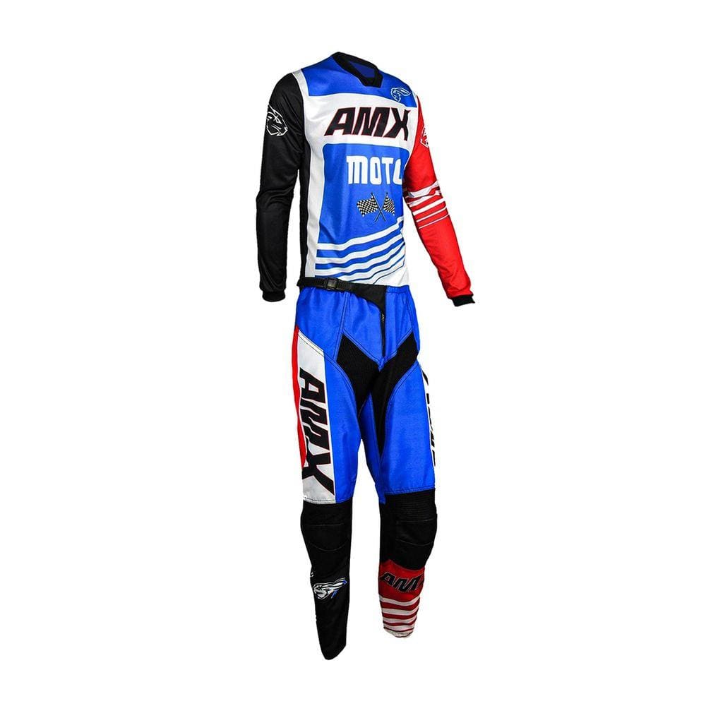 Conjunto Roupa Amx Prime Moto Calça Camisa Trilha Motocross
