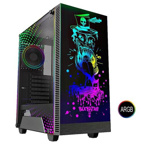 Gabinete Gamer Gamemax Preto Infinit M908-tr Rgb Vidro