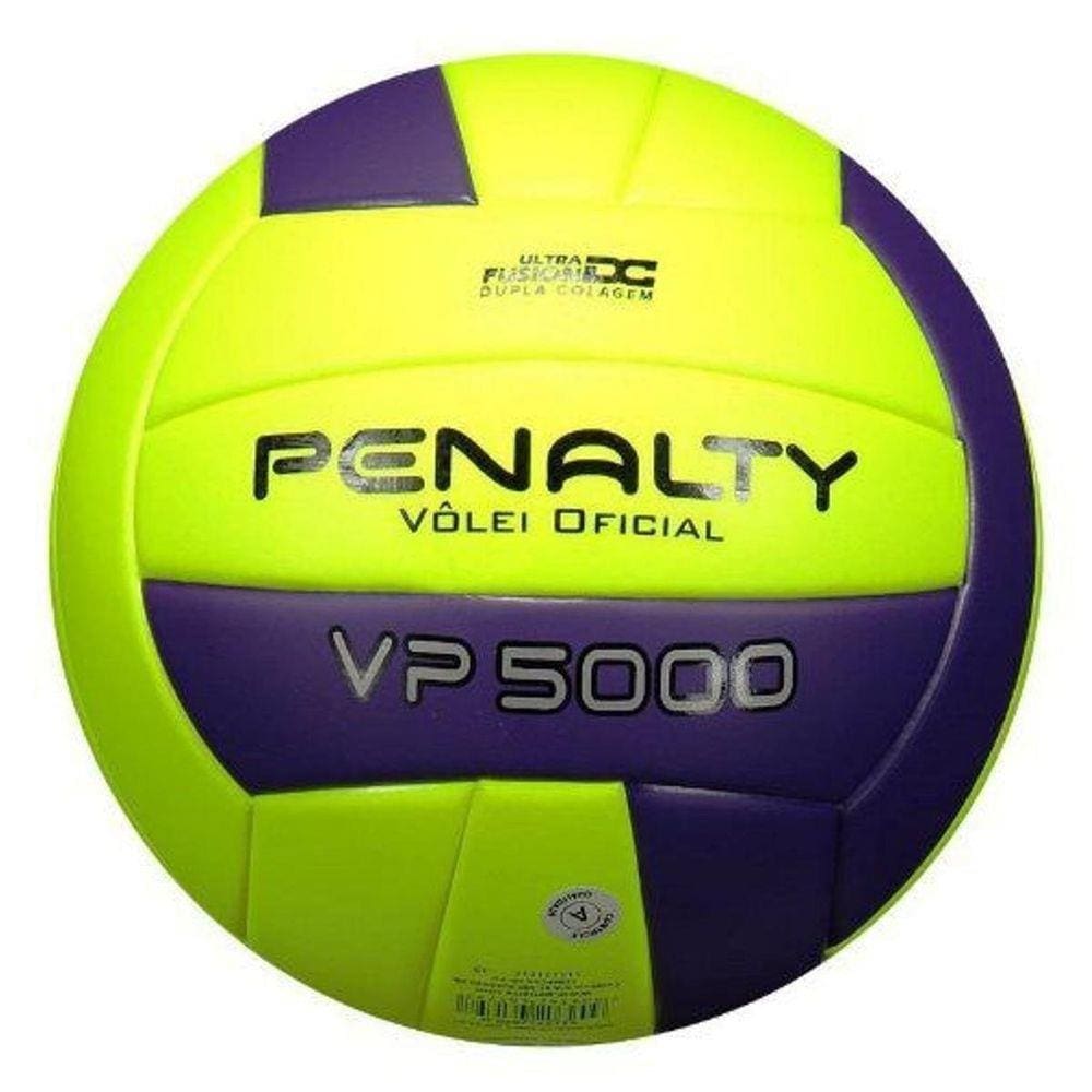 Bola Vôlei Penalty-Vp 5000 X-5212712420-U-Amarelo/Roxo/Preto
