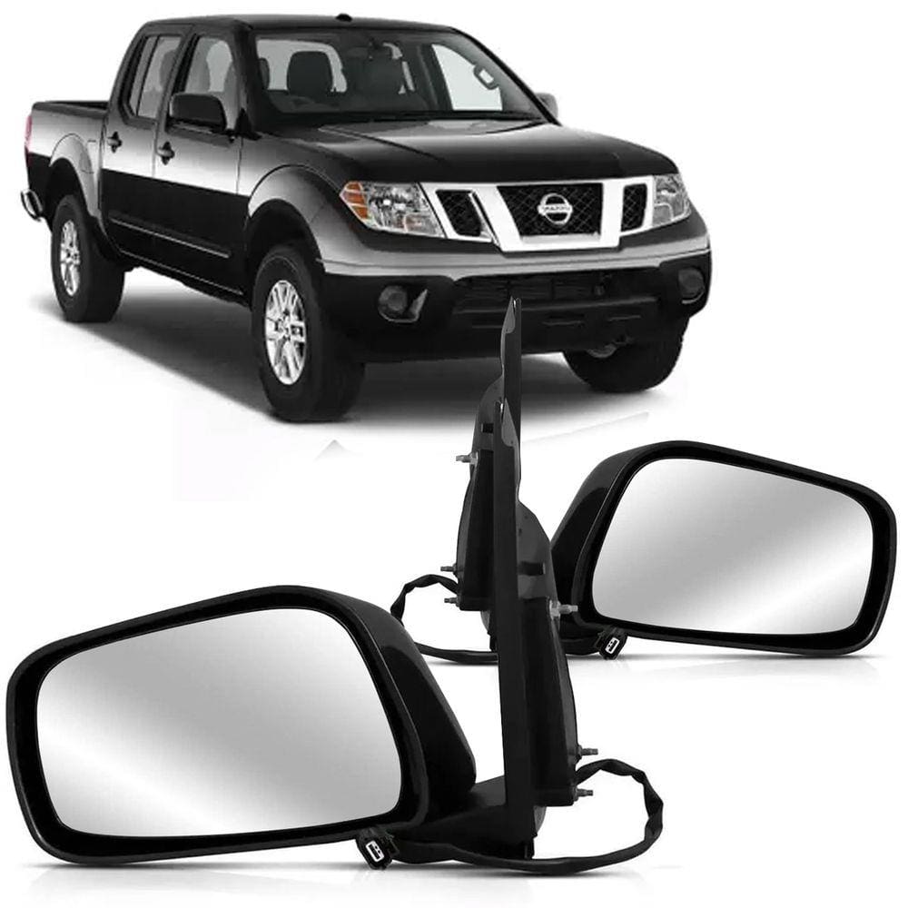 Retrovisor Elétrico Frontier 2008 09 10 11 12 13 14 15 Preto