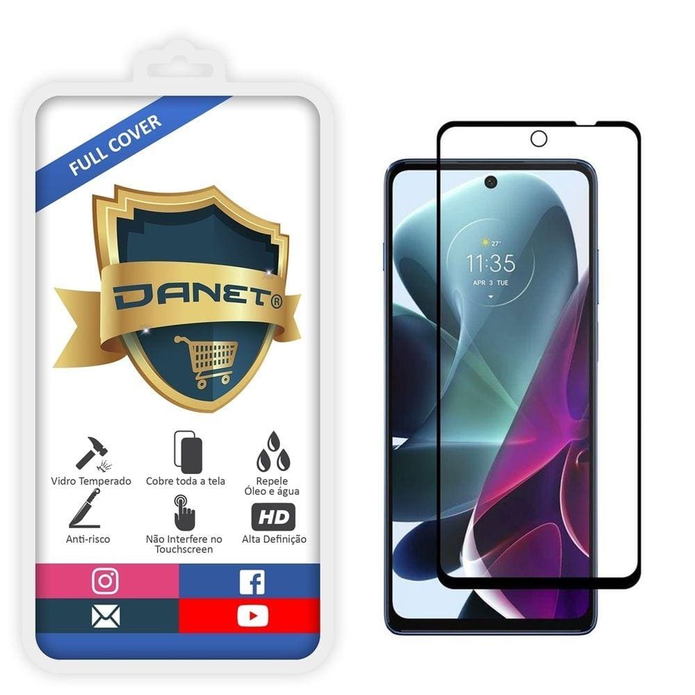 Película De Vidro Temperado 3d Compatível Moto G200 5G Full