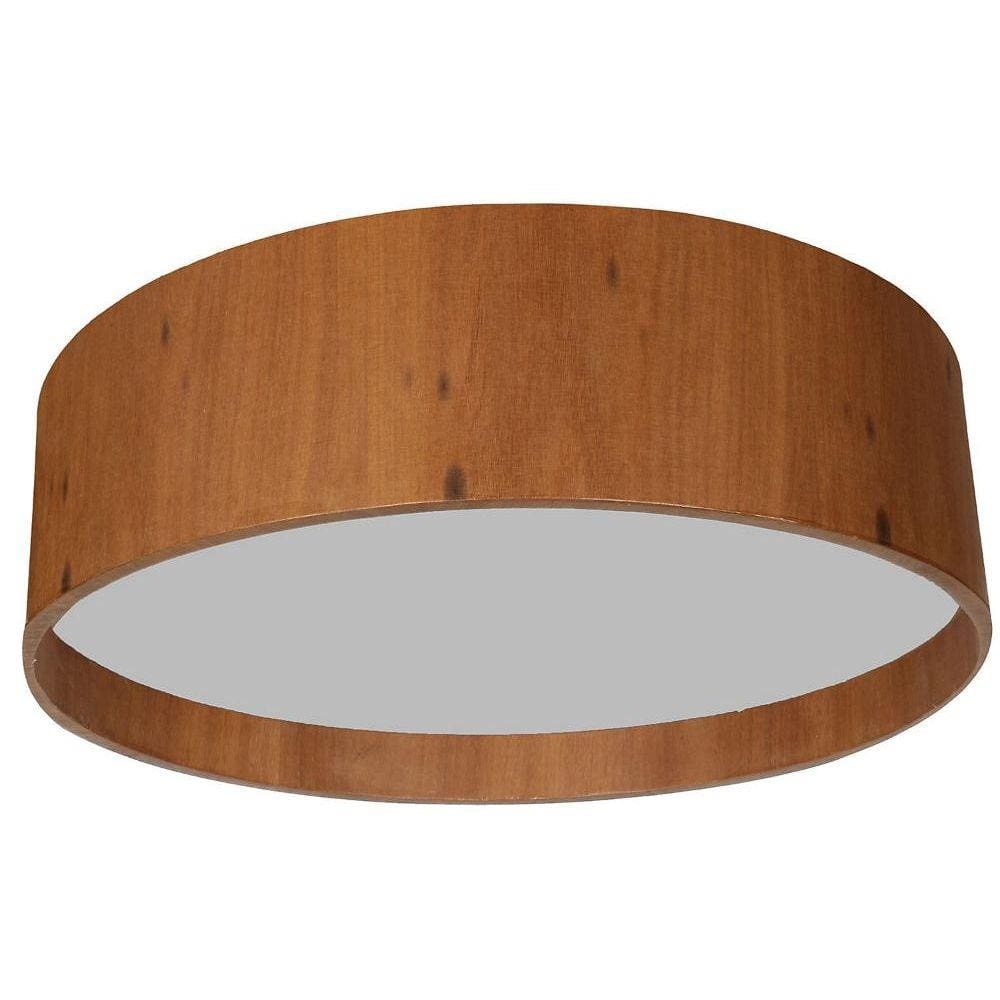 Pendente Wood Quadrado 40cm 4X E27 Malaga