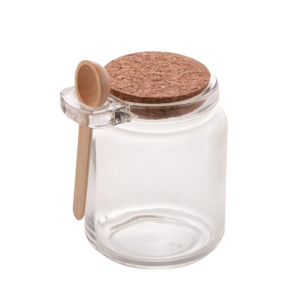 Pote de Vidro Saleiro Pimenteiro Açucareiro Porta Condimentos 240ml