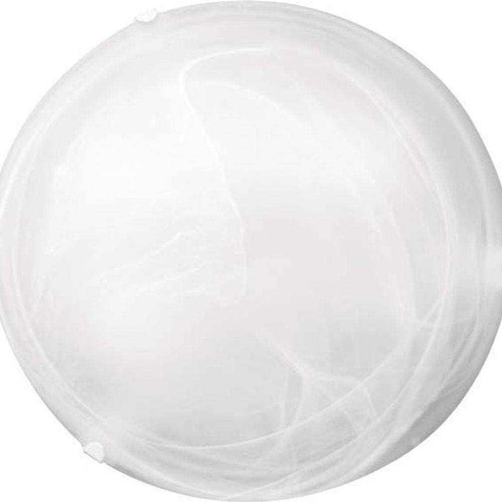 Luminária Plafon Taschibra Redendo Laguna 30Cm Vidro Murano
