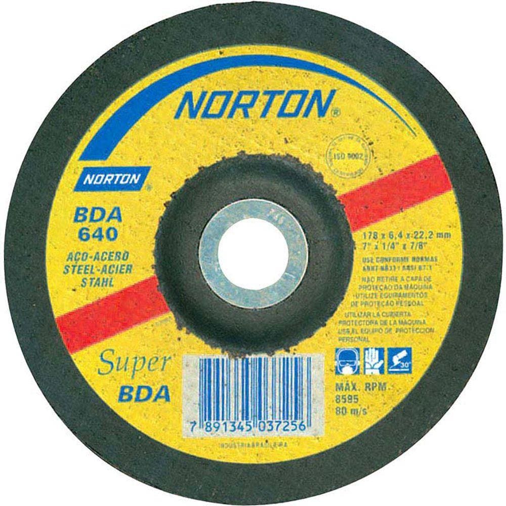 Disco de Desbaste Super 7x7/8 BDA640 Norton