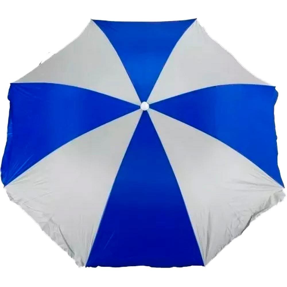 Guarda Sol Aco 1,80M Azul E Branco Mor