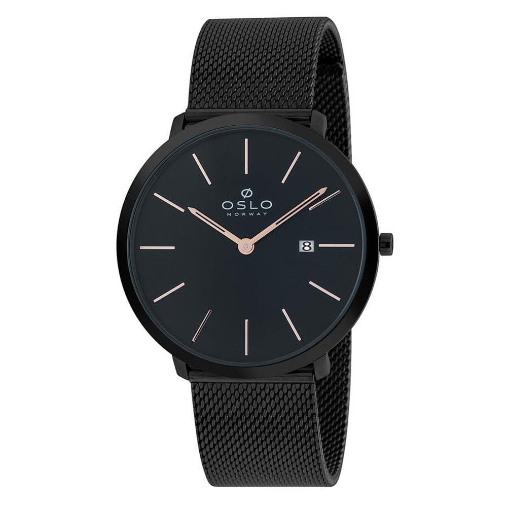 Relógio Oslo Masculino Ref: Ompsss9u0001 P1px Slim Black