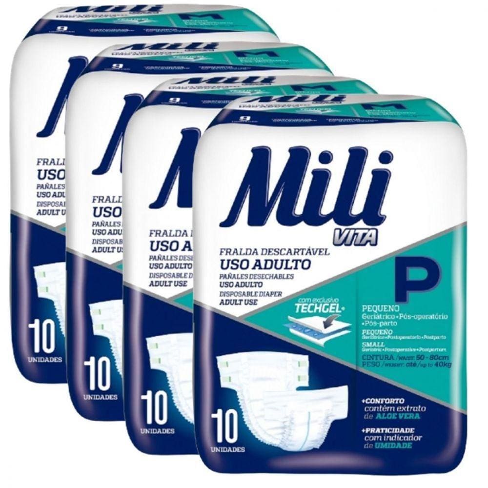 Fralda Geriátrica Adulto Mili Vita