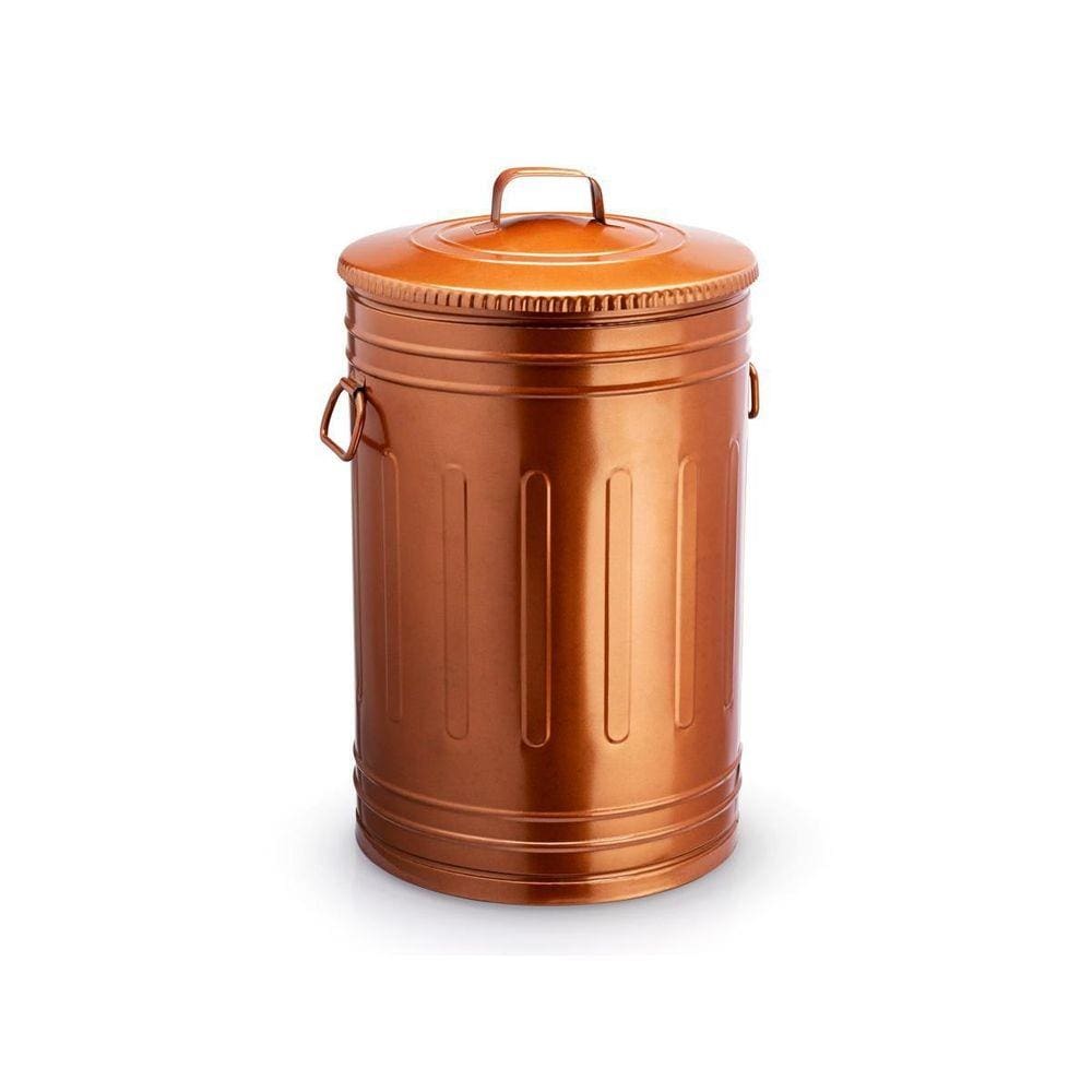 Lixeira Rose Gold 100 Litros Lata De Lixo Americana Cobre