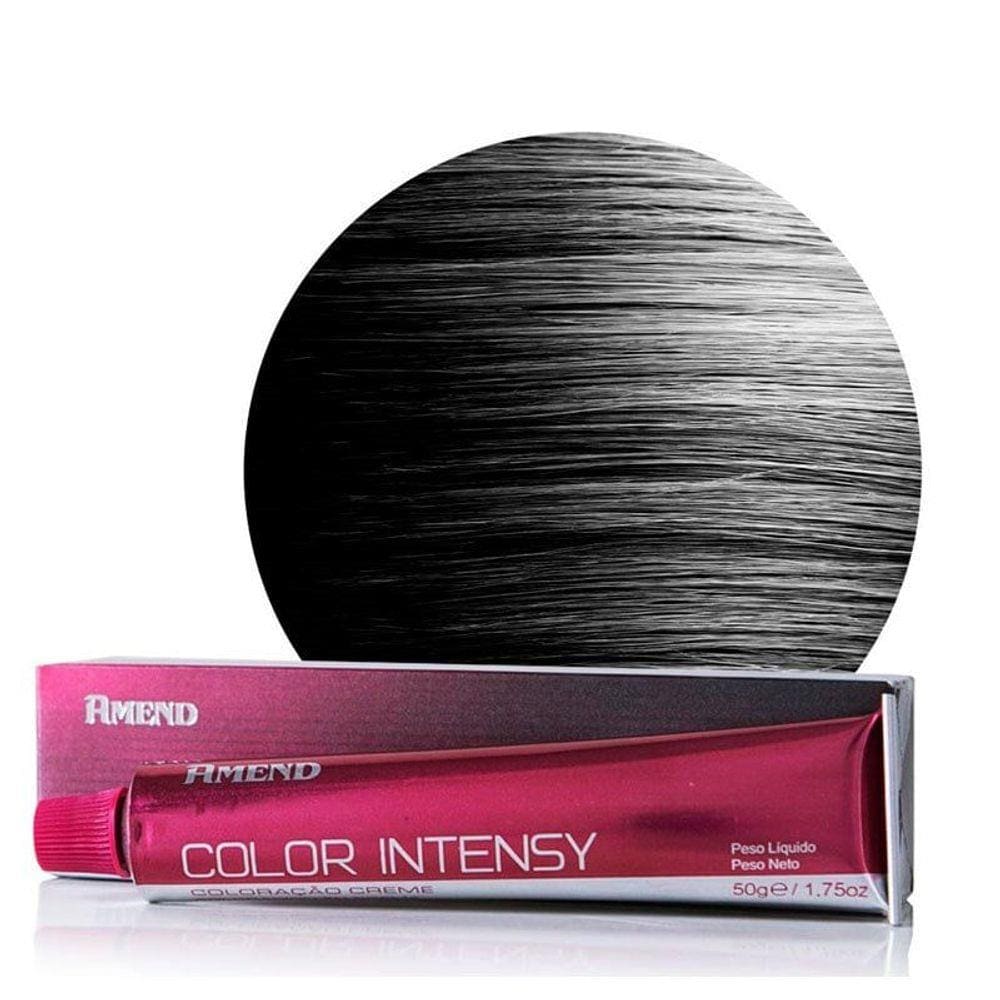 Tintura Amend Color Intensy Preto 1.0 - 50g