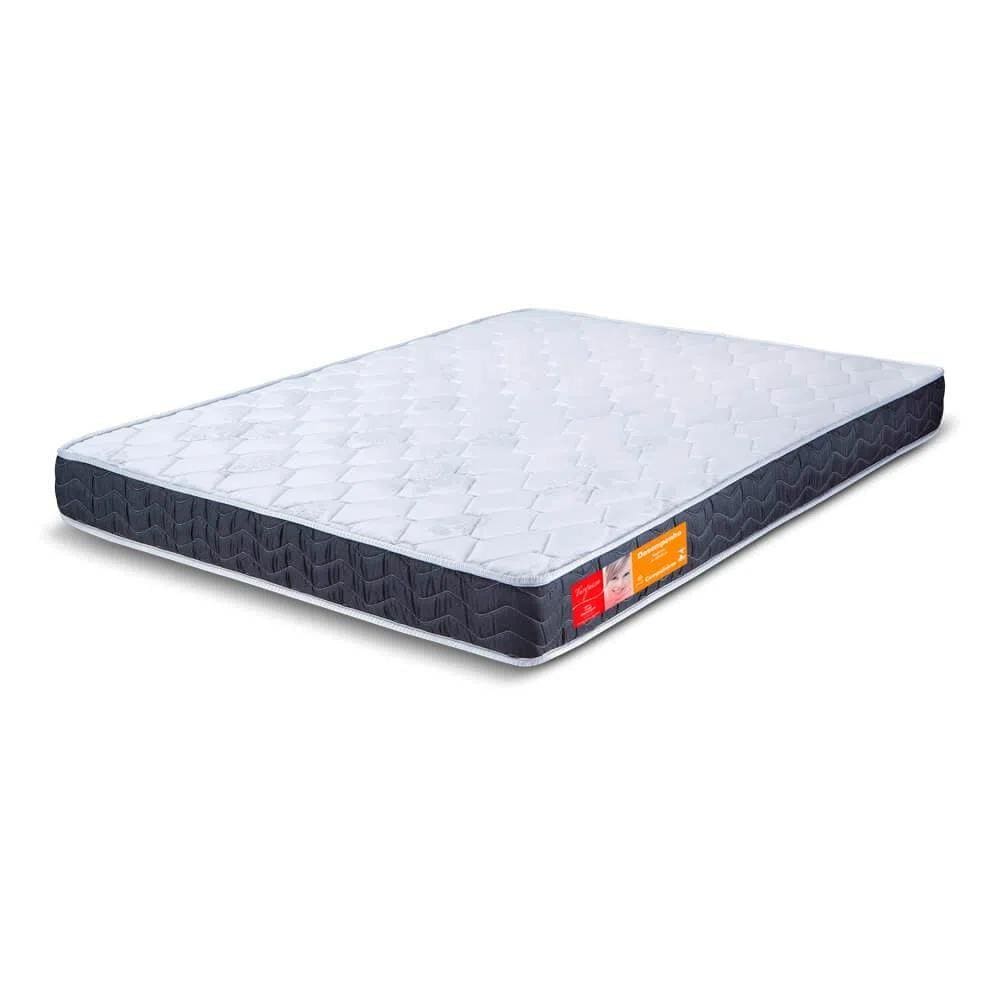 Colchão Queen Size de Espuma Orthocrin Turquesa - 158x198x18