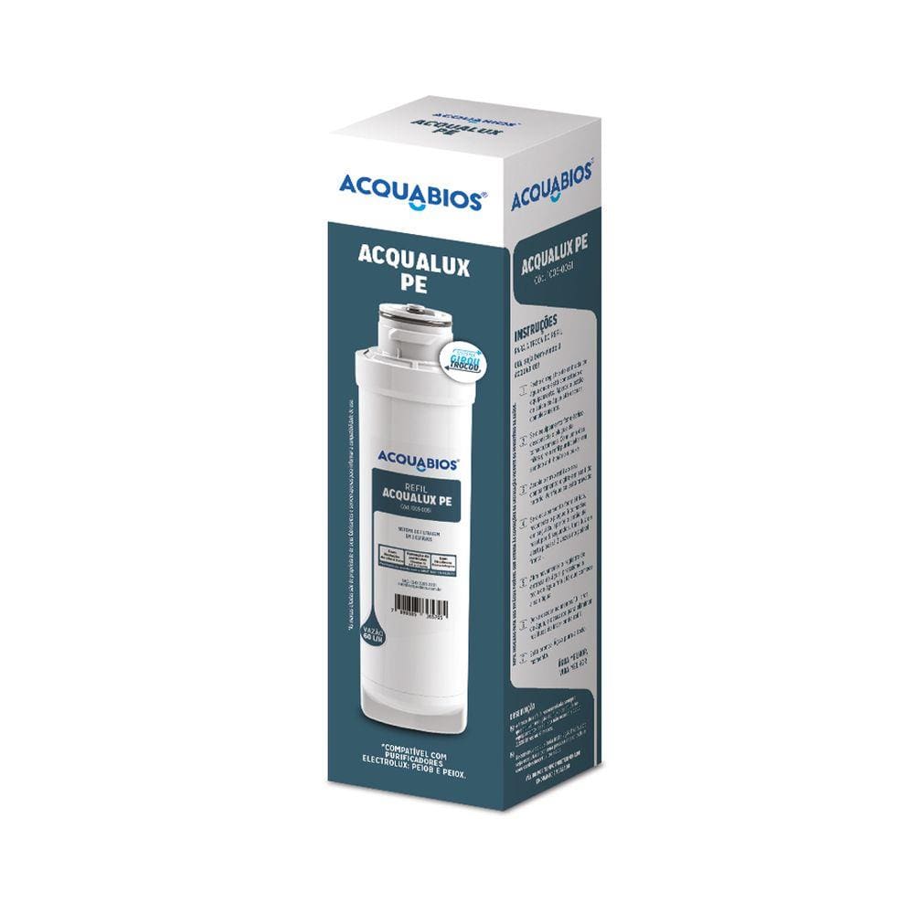 Refil Filtro Compatível com Purificadores Electrolux PE10B e PE10X