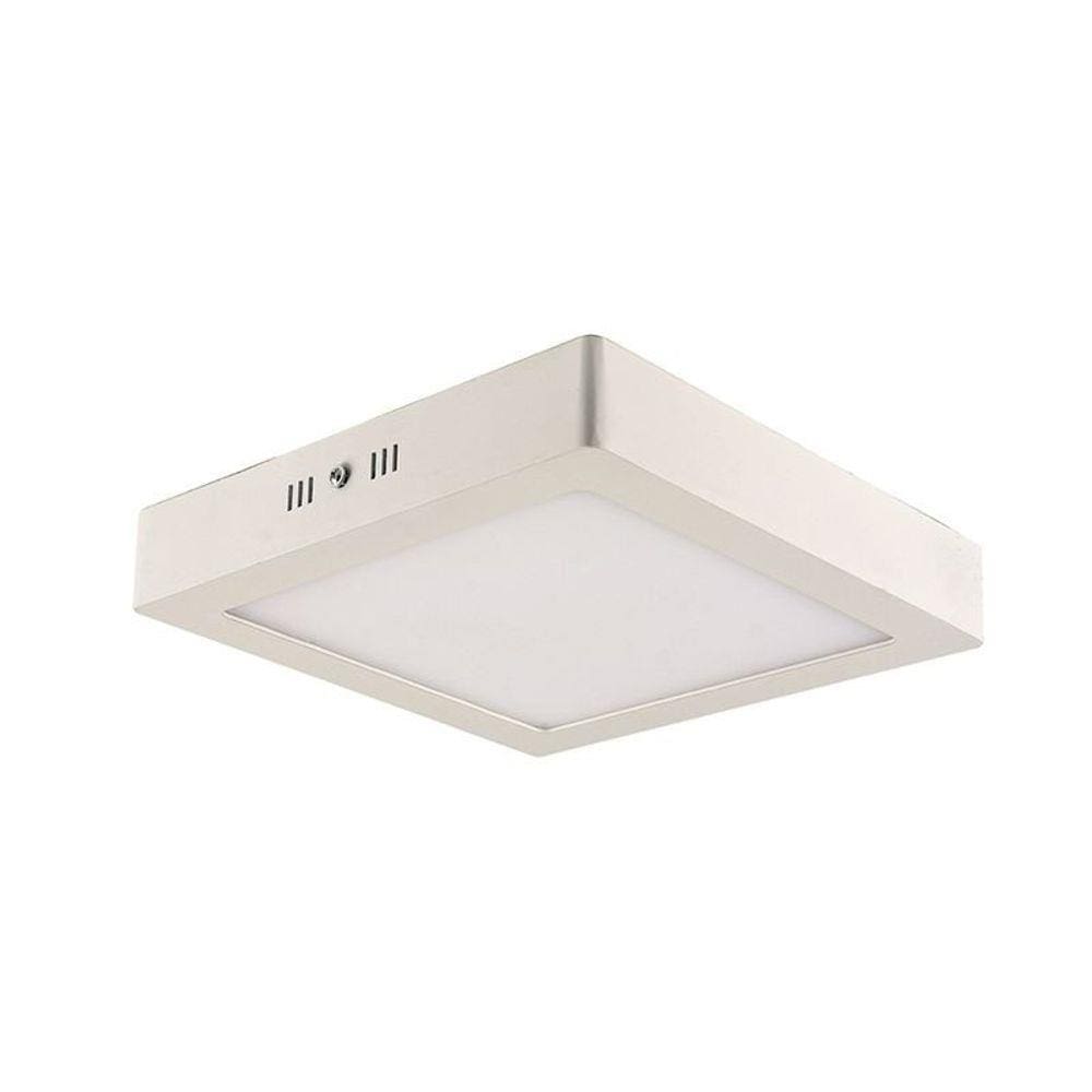 Painel de Led Blumenau Quadrado de Sobrepor 18W Bivolt 4100K Luz Neutra