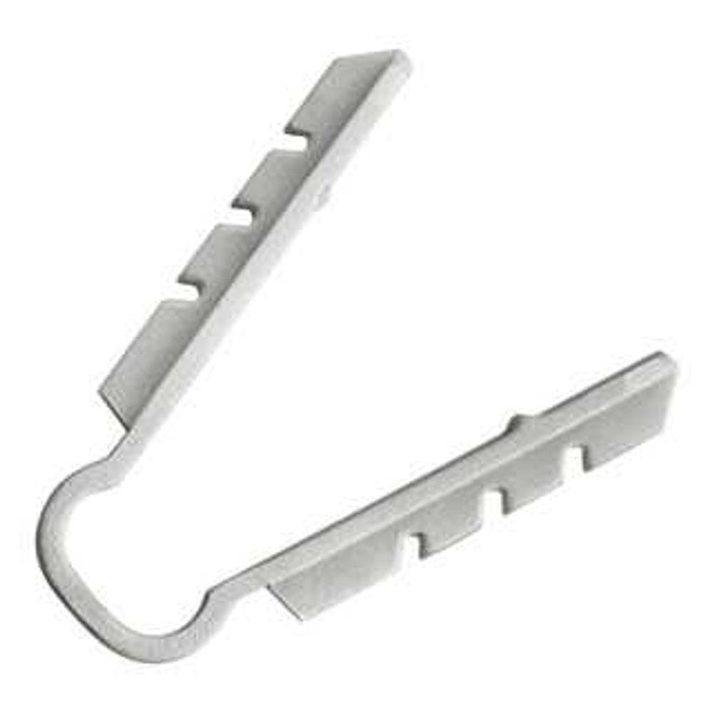 Abracadeira Fixa Fio Grampo N6 10 Pecas Goma