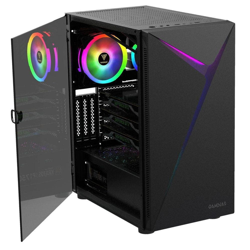 Gabinete Gamer Gamdias Argus E4 Elite Rgb Com 1 Fan Mid