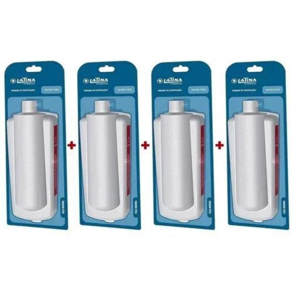4 Refil Filtro Vela Latina Puritronic Pa355 Pa335 P355
