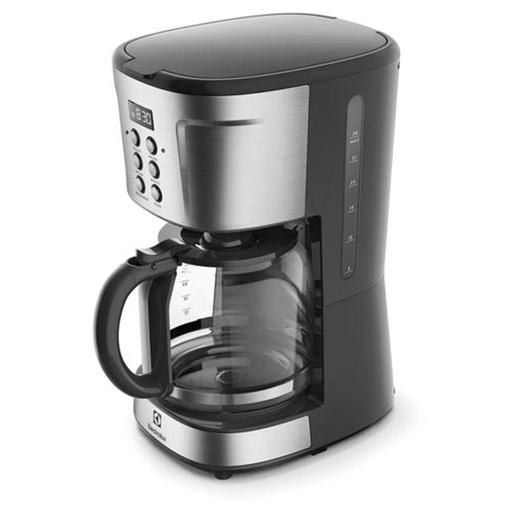 Cafeteira Elétrica Programável Digital Electrolux Experience Aço Escovado para Café em Pó - ECM30