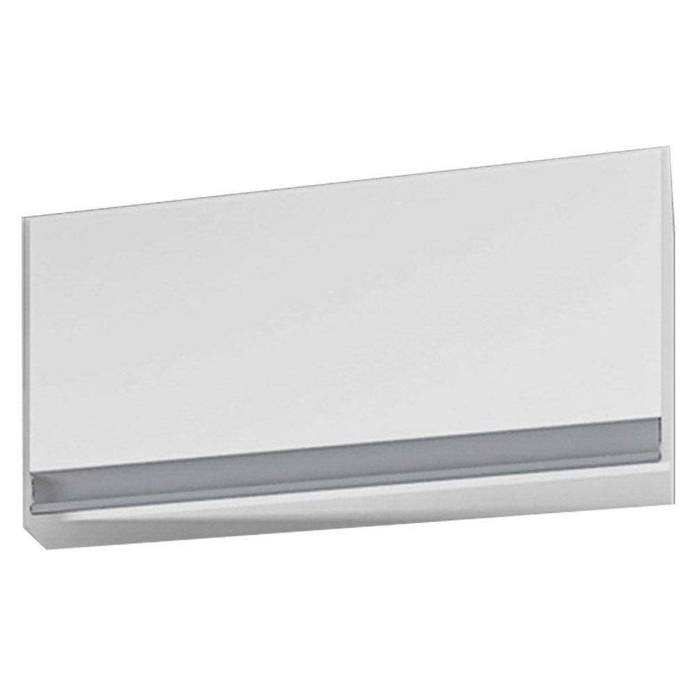 Armário Aéreo Geladeira 60cm 1 Porta Basculante Andréia Branco - AJL Móveis