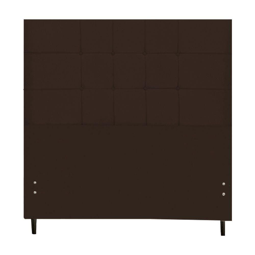 Cabeceira Solteiro Jbe Barcelona 94cm Marrom Cama Box 88cm