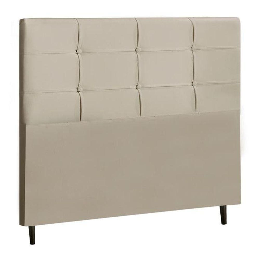 Cabeceira Casal Queen Jbe Style 164cm Bege Cama Box 158cm