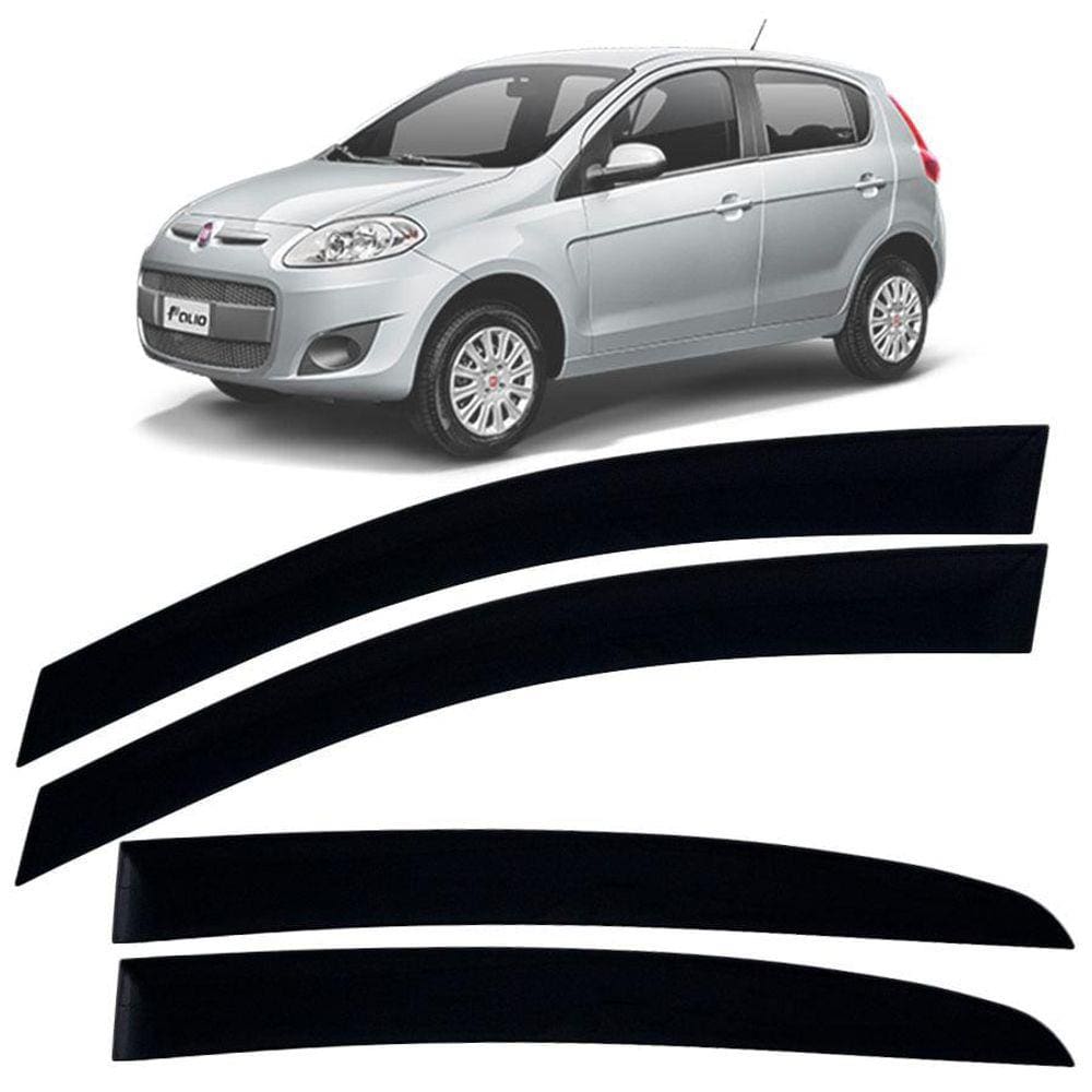 Calha de Chuva TG Poli Fiat Palio 5º Geração 12/17 4 Portas