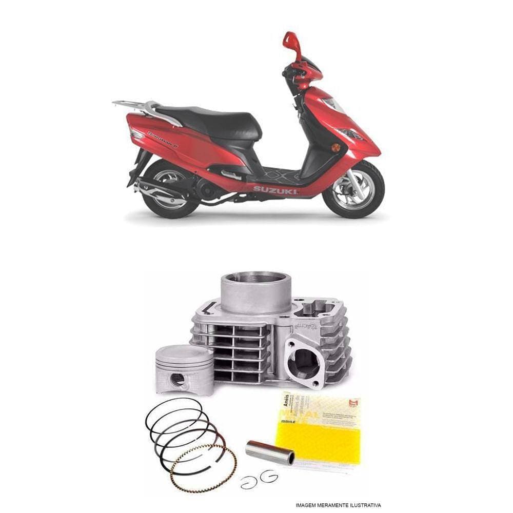 Kit Motor Cilindro Suzuki Burgman 2005-2010 K9818 Metal Leve