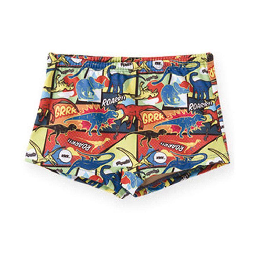 Sunga Boxer Infantil Dino Roar Azul Pingo Lelê