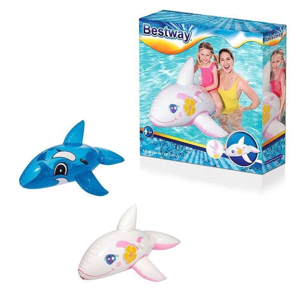Boia Bestway Baleia 157X94Cm De Plástico Inflável