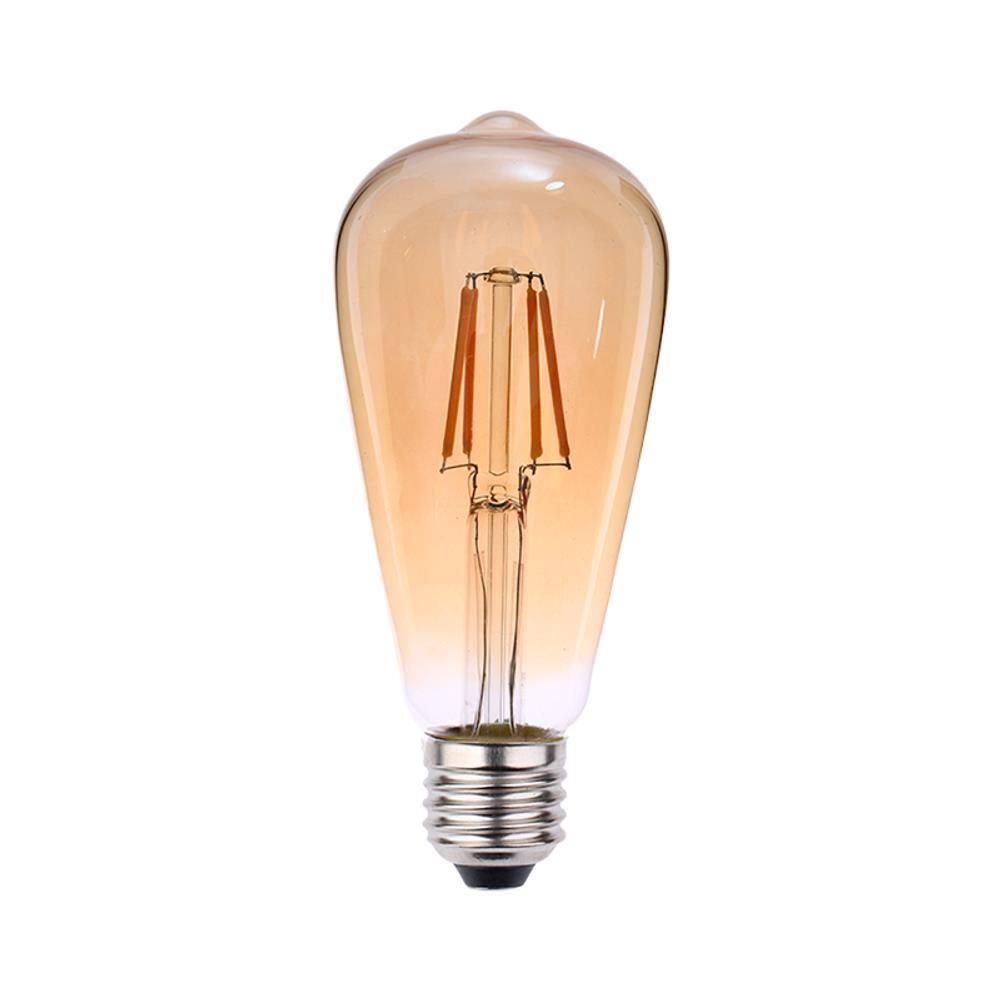 Lâmpada Led Blumenau Filamento Pera ST64 4W Bivolt E27