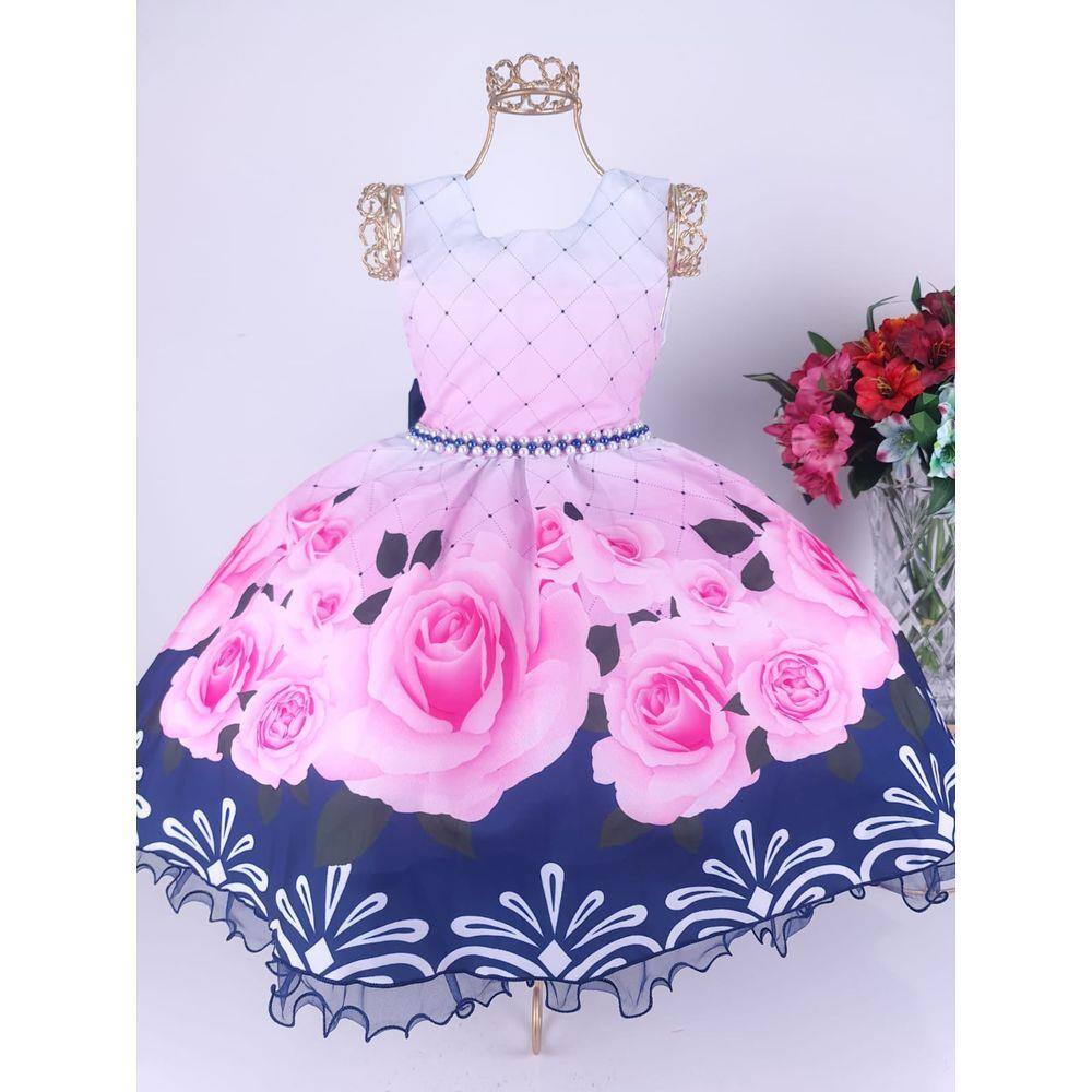 Fantasia Sereia Pink Infantil Vestido com Alças - Extra Festas