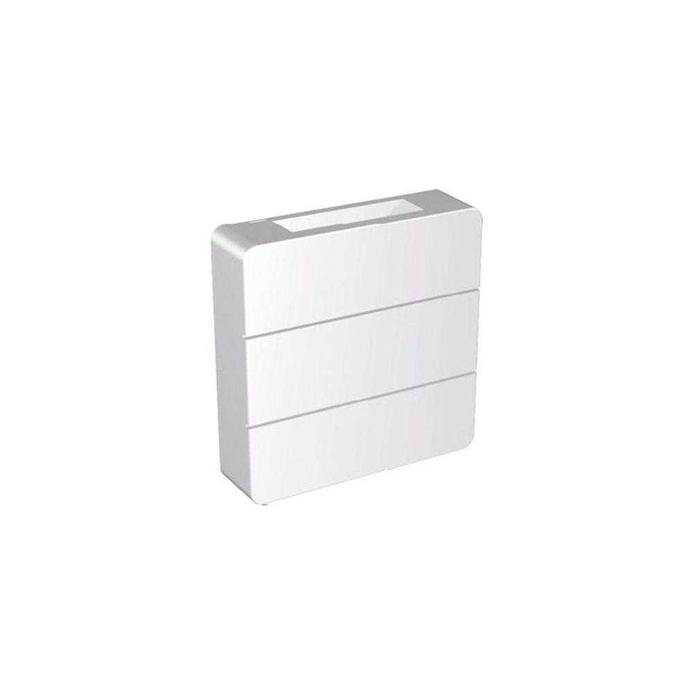 Arandela Blumenau Clean Led Aletada 6W Bivolt 3000K Branca