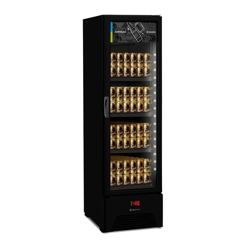 Cervejeira Metalfrio 324L All Balck 1 Porta Preta 220V VN28AH