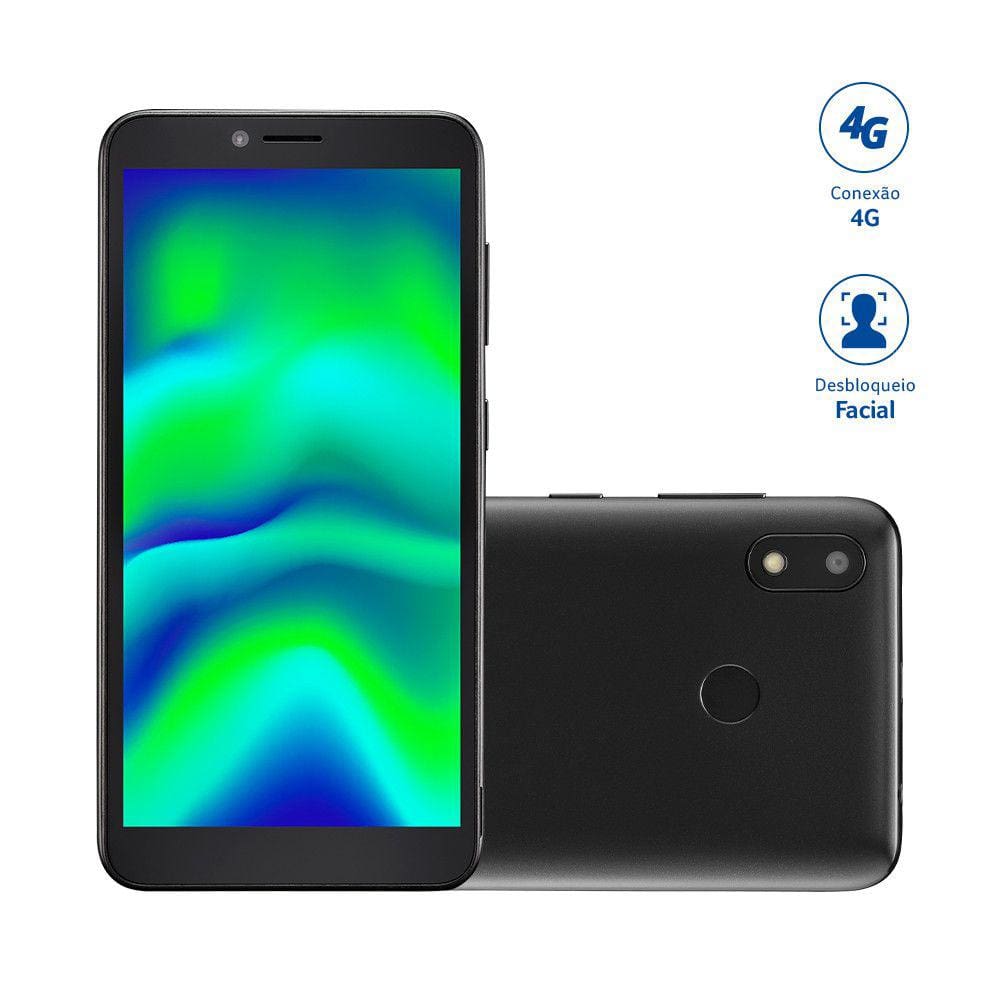 Smartphone Multilaser F Pro 2 Dual SIM 4G 32GB Tela 5.5 P9152 Preto