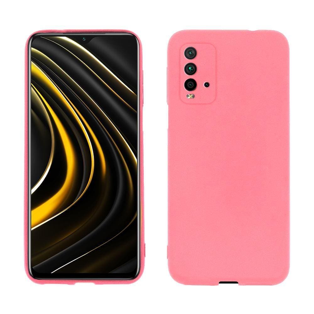 Capa protetora de silicone Smartphone Xiaomi Redmi 9T, rosa