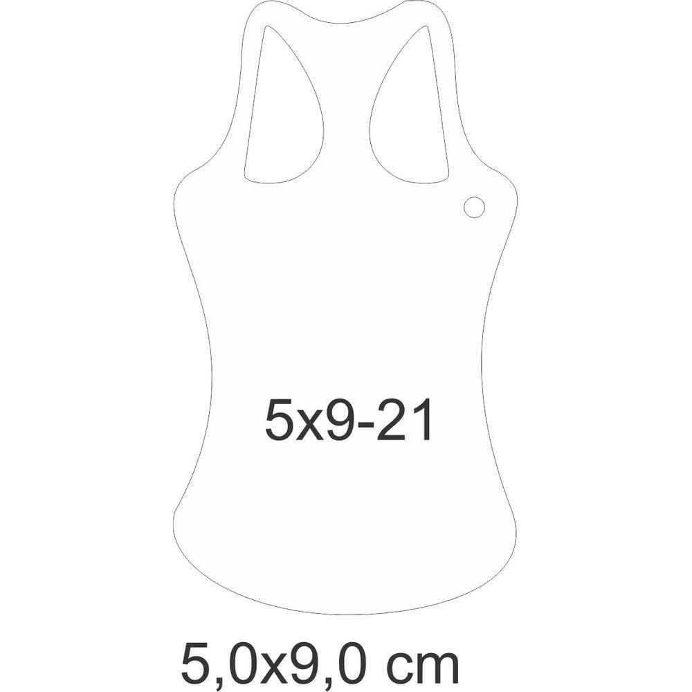 Tag Etiqueta Cartela p/ roupa, biju kraft 100 un mod 5x9-21
