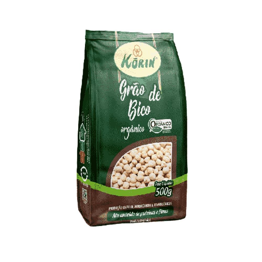 Kit 2X: Grão de Bico Orgânico Korin 500g