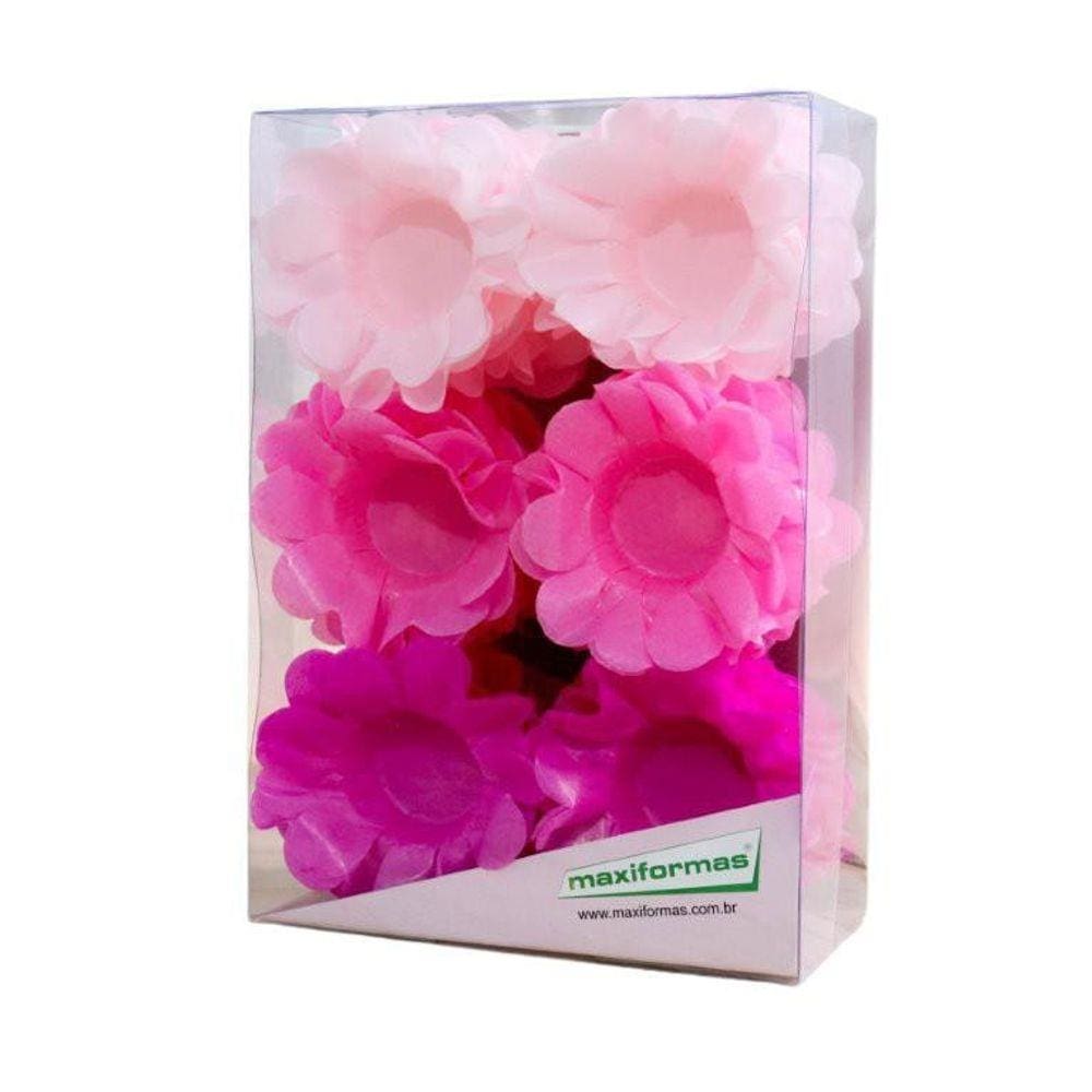 Forminha Para Doce - Donna 3 Tons Rosa- 40 Unid.