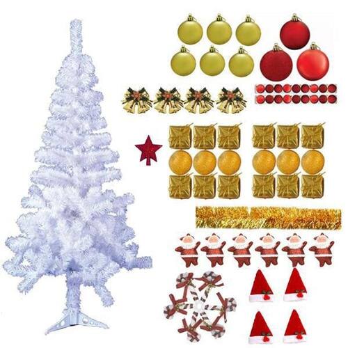 Árvore De Natal Branca 1,50M 220 | Extra Árvore De Natal Branca 1,50M 220 | Extra