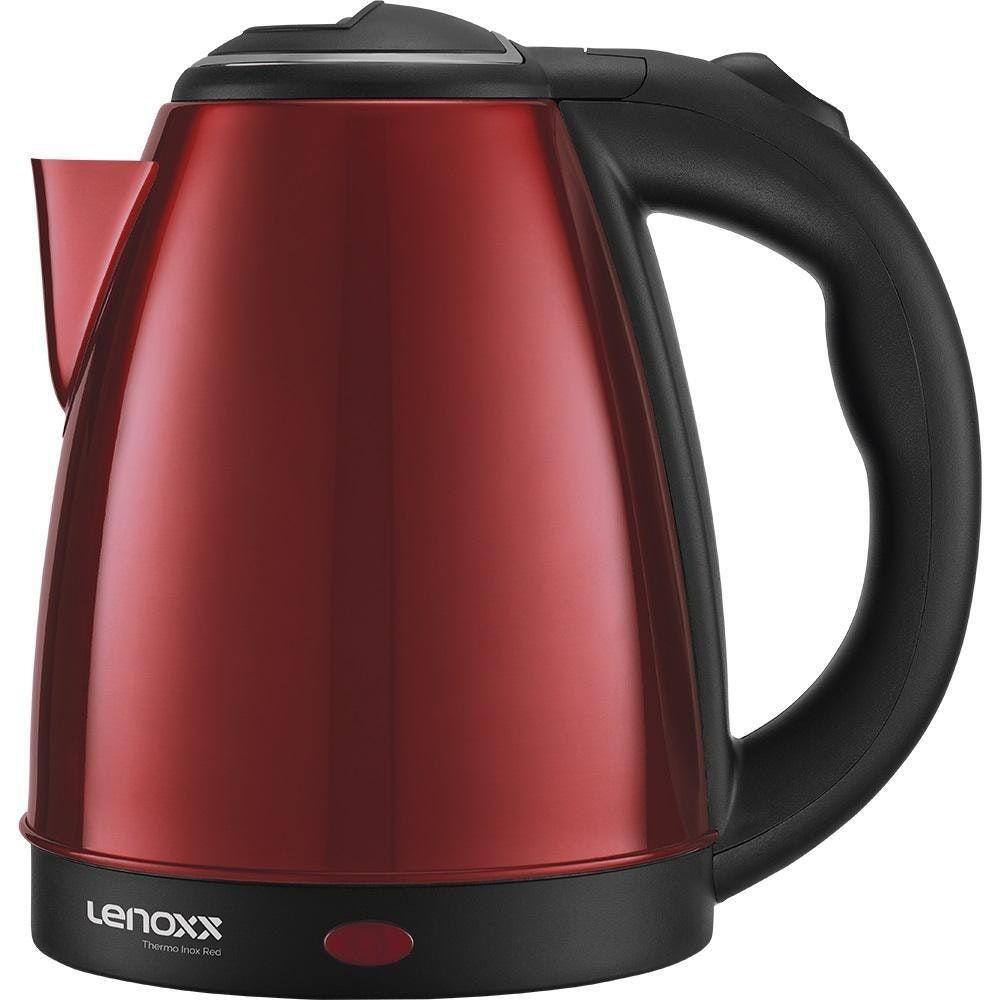 Chaleira Elétrica Inox Thermo Red 2,2 Lt Lenoxx 127V